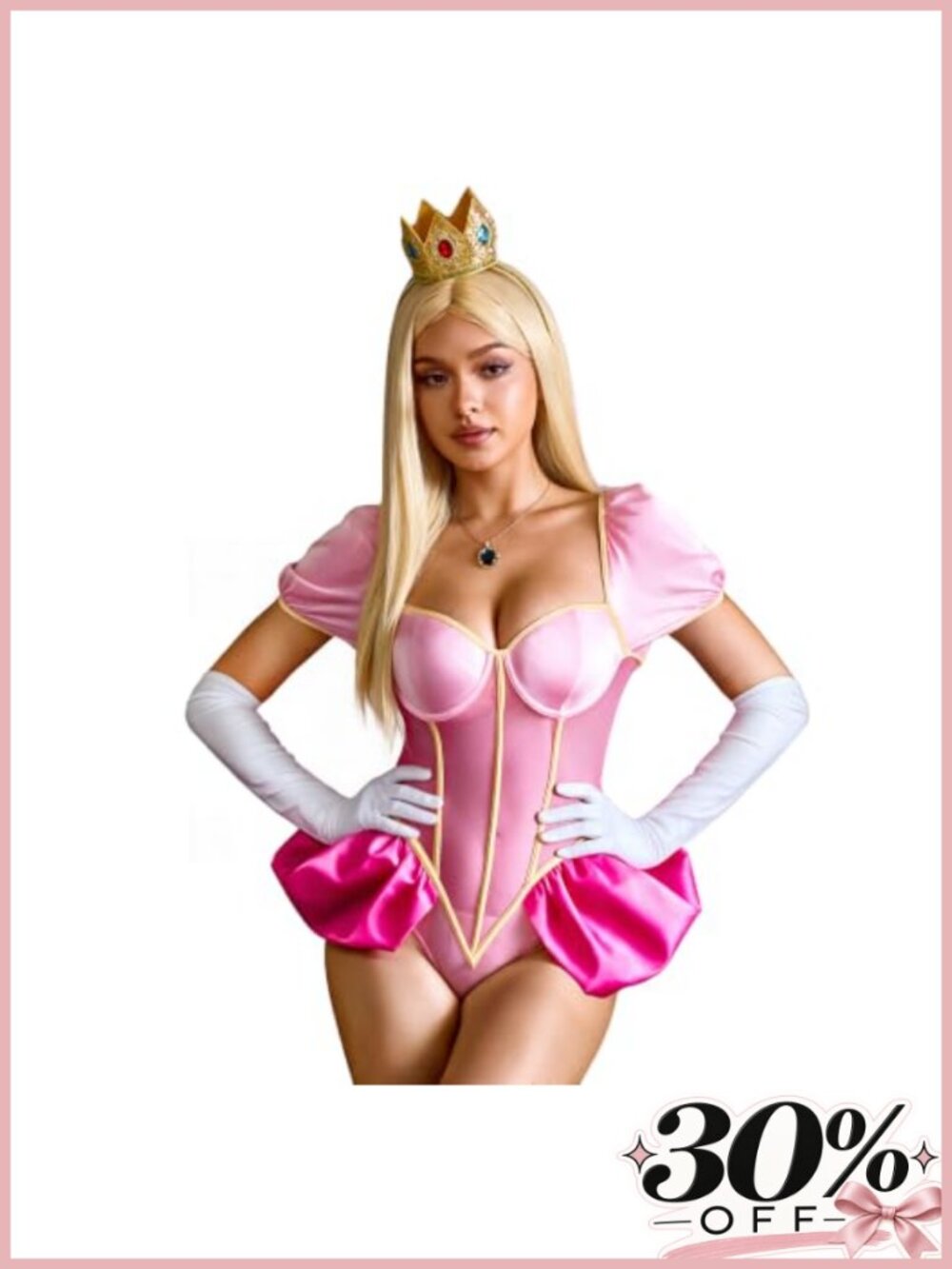Sexy Princess Costume Bodysuit Corset Lingerie Halloween Cosplay